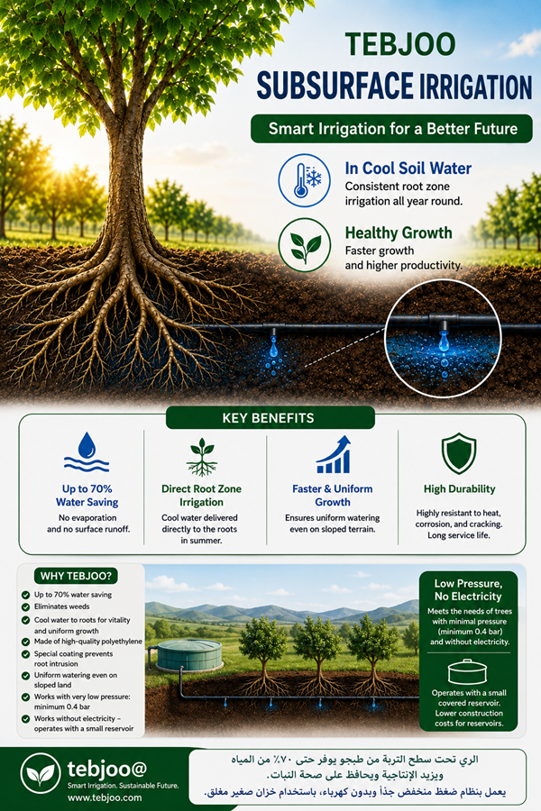 آبیاری زیرسطحی subsurface irrigation systems 